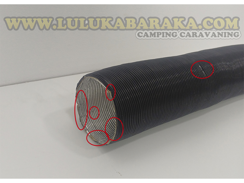 Tubo salida gases Combi D Inet X 100 cm (RASTRO)